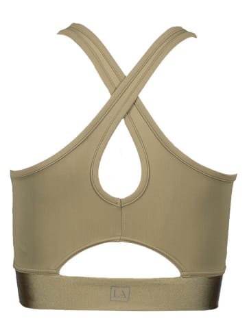 LASCANA Biustonosz sportowy w kolorze khaki