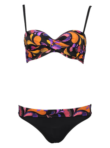 Vivance Bikini w kolorze czarno-pomarańczowo-fioletowym