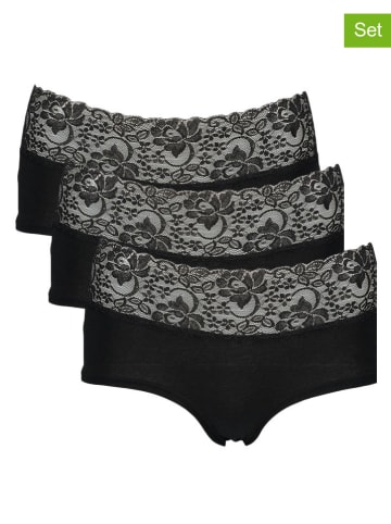 Vivance 3er-Set: Pantys in Schwarz