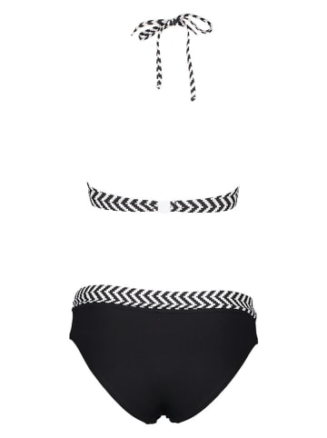 JETTE Bikini in Schwarz/ Weiß