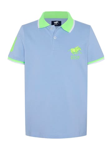 Polo Sylt Poloshirt lichtblauw/groen