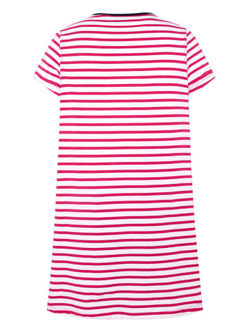 Polo Sylt Kleid in Pink/ Weiß