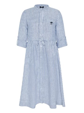 Polo Sylt Sukienka w kolorze niebiesko-białym