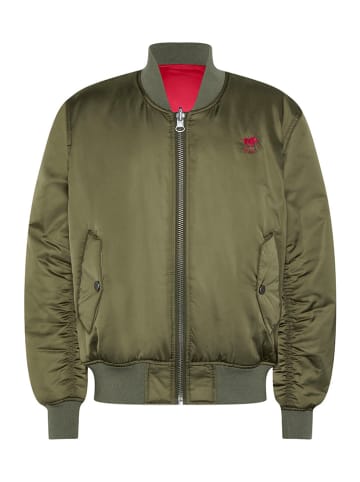 Polo Sylt Wende-Blouson in Khaki/ Pink