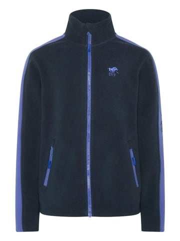 Polo Sylt Fleecejacke in Dunkelblau/ Blau