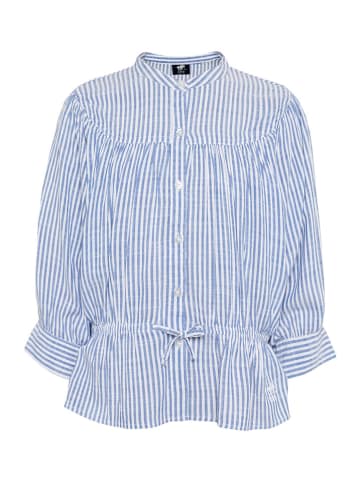 Polo Sylt Bluse in Hellblau/ Weiß