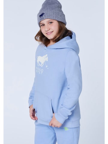 Polo Sylt Hoodie in Hellblau