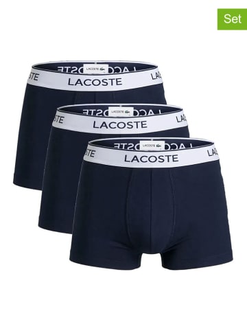 Lacoste 3er-Set: Boxershorts in Dunkelblau