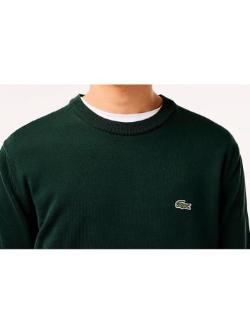 Lacoste Sweter w kolorze ciemnozielonym