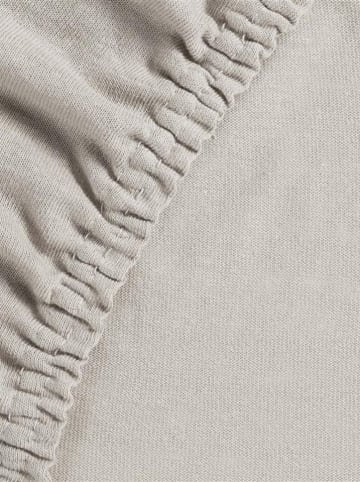 Ambiante Jersey-Topper-Spannbettlaken in Creme