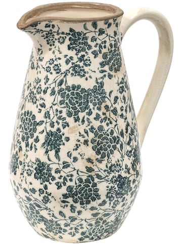 Clayre & Eef Dekokanne in Beige/ Grün - (B)16 x (H)22 x (T)12 cm