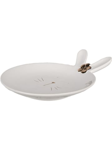 Clayre & Eef Dessertbord wit - Ø 19 cm