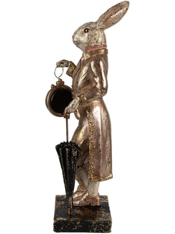 Clayre & Eef Figurka dekoracyjna w kolorze złoto-białym - 11 x 35 x 10 cm