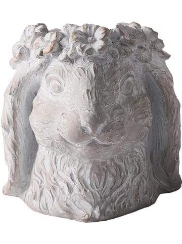 Clayre & Eef Blumentopf in Beige - (B)18 x (H)18 x (T)16 cm