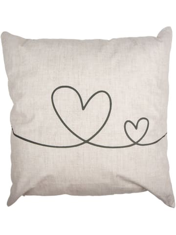 Clayre & Eef Kussenhoes beige - (L)45 x (B)45 cm