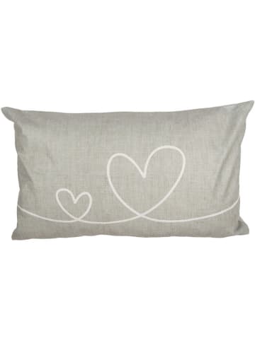 Clayre & Eef Kussenhoes beige - (L)50 x (B)30 cm