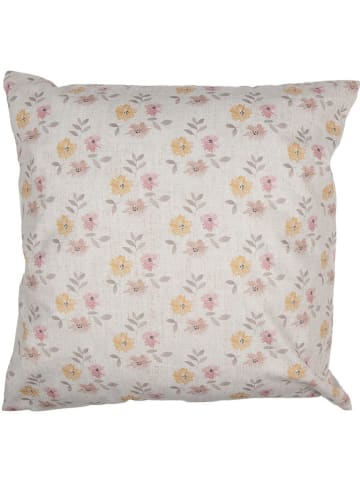 Clayre & Eef Kussenhoes beige/geel - (L)45 x (B)45 cm