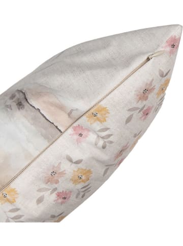 Clayre & Eef Kussenhoes beige/geel - (L)45 x (B)45 cm