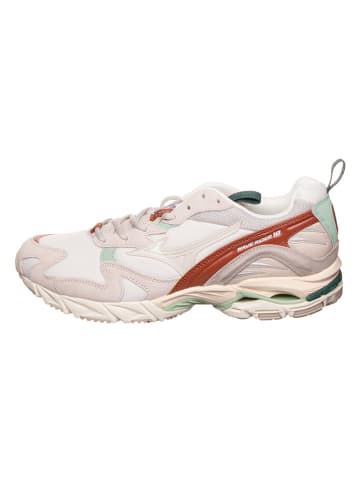 Mizuno Leren hardloopschoenen "Wave Rider" beige