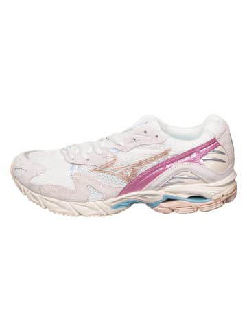 Mizuno Leren hardloopschoenen "Wave Rider" beige