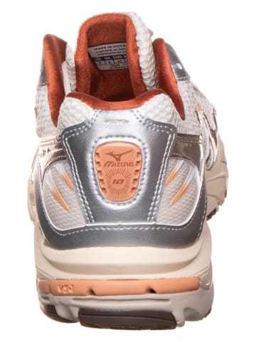 Mizuno Buty "Wave Rider" w kolorze srebrno-białym do biegania