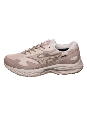 Mizuno Leren trailrunningschoenen "Wave Rider Beta GTX" lichtbruin/grijs