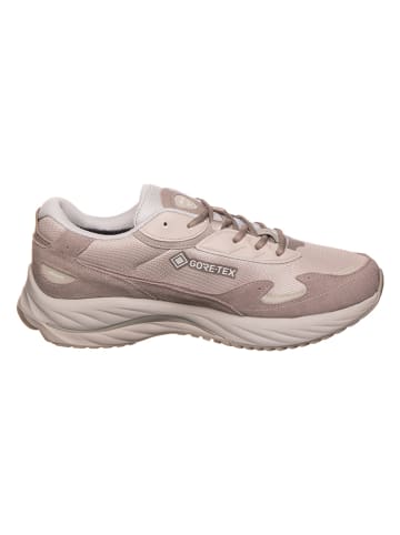 Mizuno Leder-Trailrunningschuhe "Wave Rider Beta GTX" in Hellbraun/ Grau