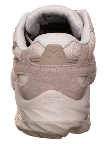 Mizuno Leren trailrunningschoenen "Wave Rider Beta GTX" lichtbruin/grijs