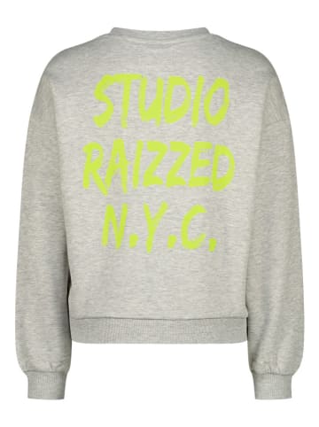 RAIZZED® Sweatshirt "Cela" in Grau/ Gelb
