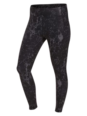 Alpine Pro Legginsy sportowe "Gobra" w kolorze antracytowym