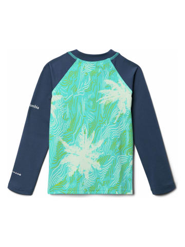 Columbia Longsleeve donkerblauw/groen