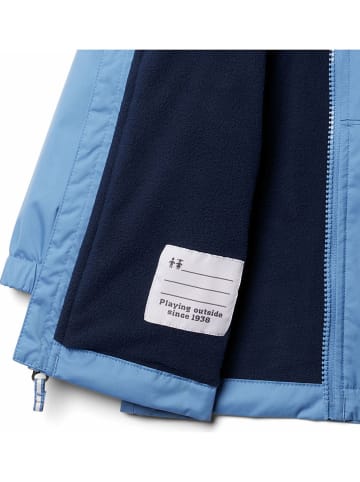 Columbia Regenjas lichtblauw/blauw