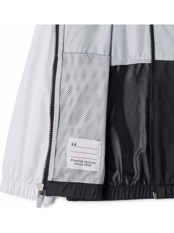 Columbia Windbreaker in Weiß/ Schwarz/ Grau