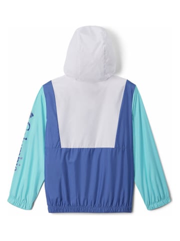 Columbia Windbreaker in Blau/ Türkis/ Weiß