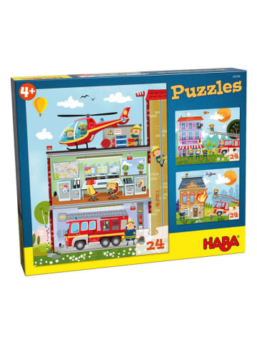 Haba 72-delige puzzel "Kleine Brandweer" - vanaf 3 jaar