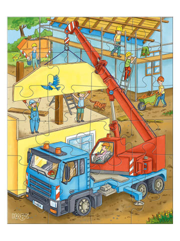 Haba 72tlg. Puzzles "Auf der Baustelle" - ab 4 Jahren