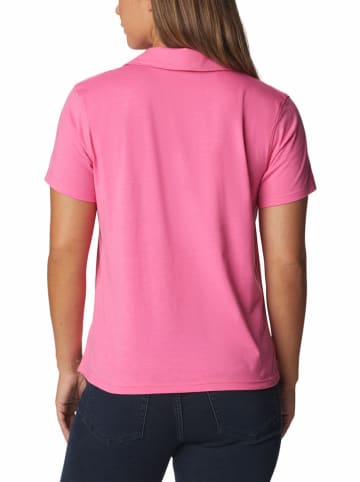 Columbia Funkcyjna koszulka polo "Sun Trek™" w kolorze różowym