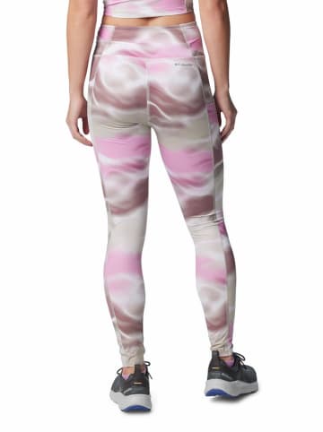 Columbia Legginsy sportowe "Boundless Trek™" w kolorze jasnoróżowo-jasnobrązowym
