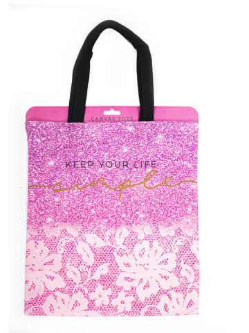 Tri-Coastal Design Shopper in Pink - (L)40 x (B)37cm