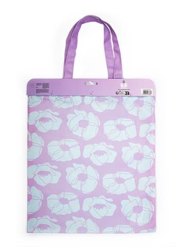 Tri-Coastal Design Shopper in Lila/ Hellblau - (L)40 x (B)37cm