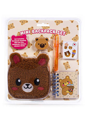 Tri-Coastal Design 5tlg. Mini-Notiz-Set ''Teddy Bear'' in Braun - ab 8 Jahren