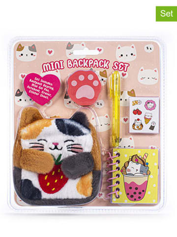 Tri-Coastal Design 5tlg. Mini-Notiz-Set ''Cat'' in Weiß/ Schwarz/ Hellbraun - ab 8 Jahren