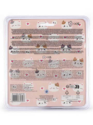 Tri-Coastal Design 5tlg. Mini-Notiz-Set ''Cat'' in Weiß/ Schwarz/ Hellbraun - ab 8 Jahren