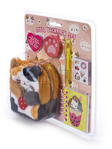 Tri-Coastal Design 5tlg. Mini-Notiz-Set ''Cat'' in Weiß/ Schwarz/ Hellbraun - ab 8 Jahren