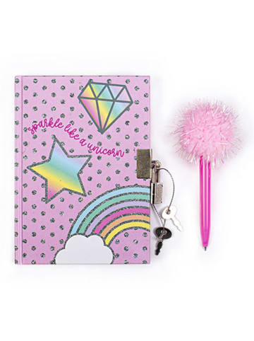 Tri-Coastal Design 2-delige dagboekset lichtroze