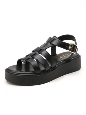 C'M Haksandalen zwart