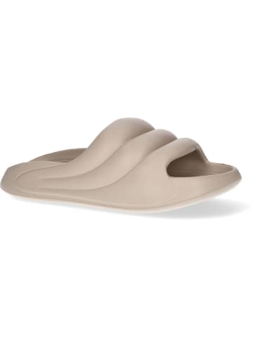 C'M Pantoletten in Beige