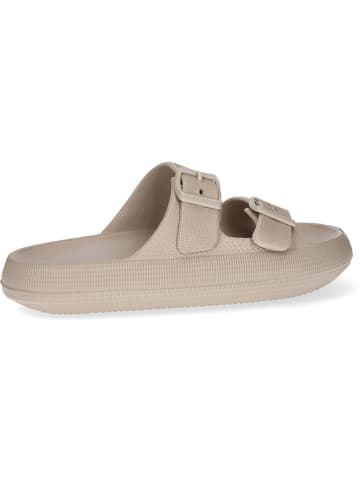 C'M Pantoletten in Beige