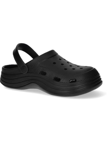 C'M Clogs in Schwarz