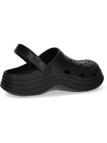 C'M Clogs in Schwarz